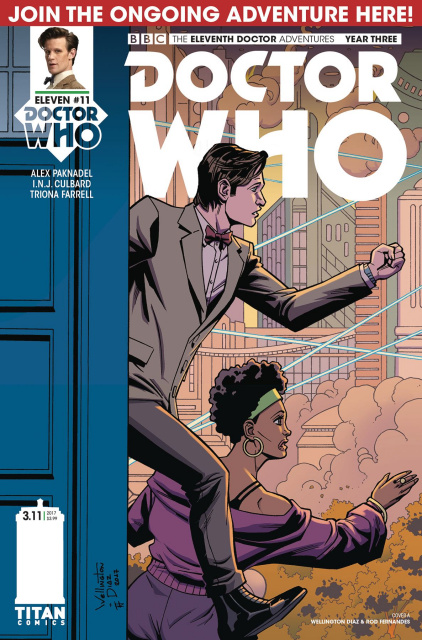 Doctor Who: New Adventures with the Eleventh Doctor, Year Three #11 (Diaz Cover)