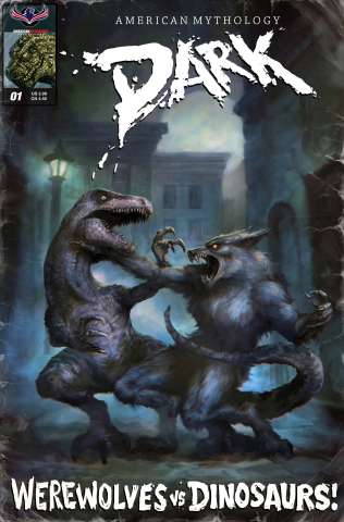 Werewolves vs. Dinosaurs #1 (Classic Pulp 3 Copy Cover)