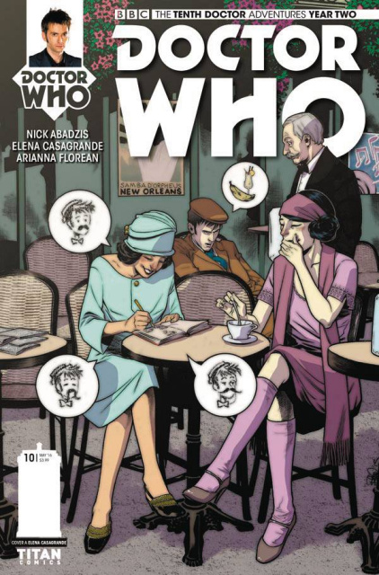 Doctor Who: New Adventures with the Tenth Doctor, Year Two #10 (Casagrande Cover)