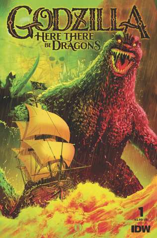 Godzilla: Here There Be Dragons #1 (Miranda Cover)