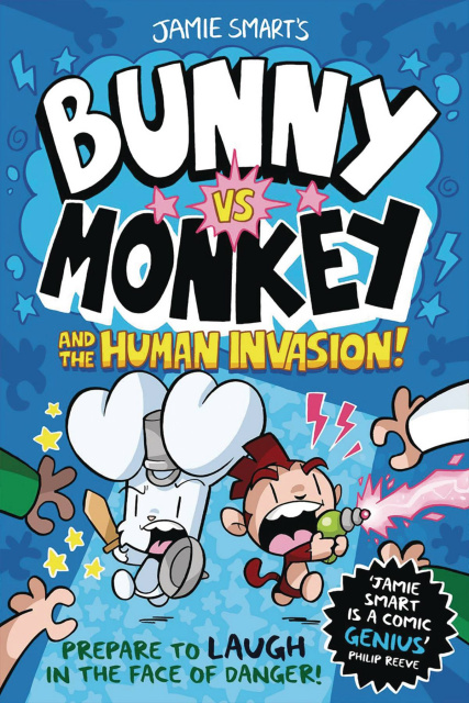 Bunny vs. Monkey and the Human Invasion!
