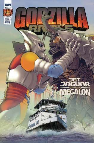 Godzilla Rivals: Jet Jaguar vs. Megalon #1 (Griff Cover)