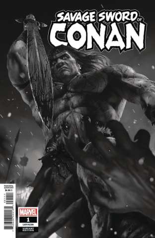 The Savage Sword of Conan #1 (Rahzzah B&W Cover)