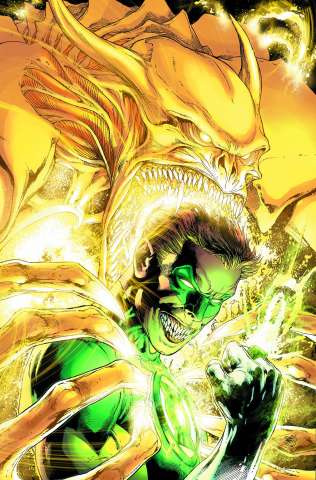 Green Lantern #35 (Monsters Cover)
