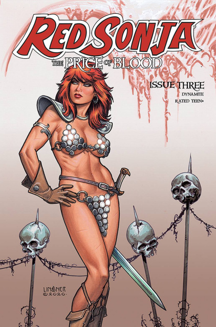 Red Sonja: The Price of Blood #3 (Linsner Cover)