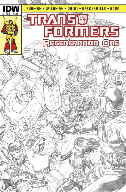 The Transformers: Regeneration One #100 (25 Copy Cover)