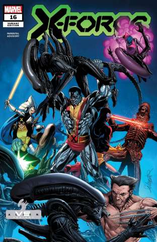 X-Force #16 (Larroca Marvel vs. Alien Cover)