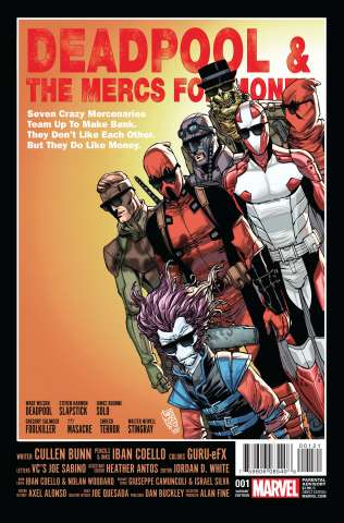 Deadpool and the Mercs For Money #1 (Camuncoli Cover)