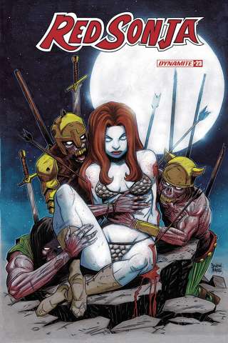 Red Sonja #23 (7 Copy Moss Zombie Cover)