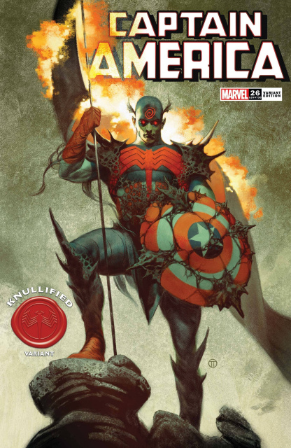 Captain America #26 (Tedesco Knullified Cover)