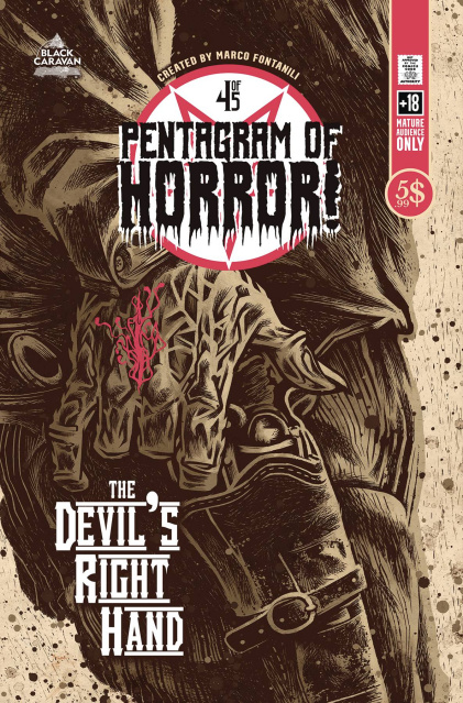 Pentagram of Horror #4 (Fontanili Cover)
