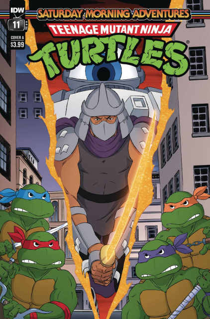 Teenage Mutant Ninja Turtles: Saturday Morning Adventures #11 (Schoening Cover)