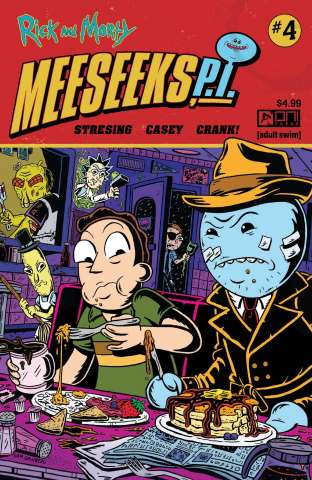 Rick and Morty: Meeseeks, P.I. #4 (Grinberg Cover)