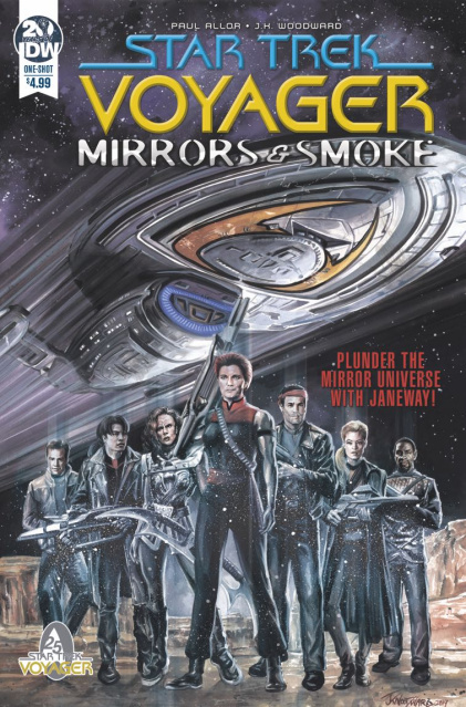 Star Trek: Voyager - Mirrors & Smoke (Woodward Cover)