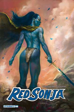 Red Sonja #9 (Parrillo Ultraviolet Cover)