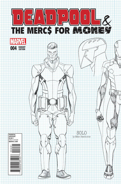 Deadpool and the Mercs For Money #4 (Hawthorne Design Cover)