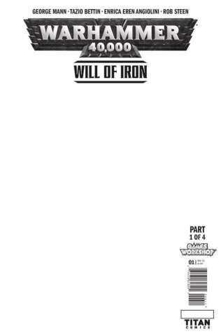 Warhammer 40,000: Will of Iron #1 (Blank Sketch Cover)