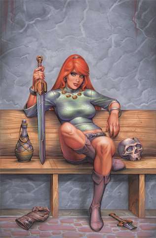 Immortal Red Sonja #10 (Linsner Virgin Cover)
