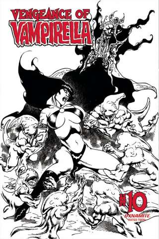 Vengeance of Vampirella #10 (11 Copy Castro B&W Cover)