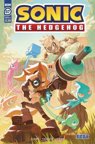 Sonic the Hedgehog #57 (Kim Cover)