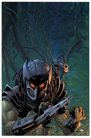 Predator: Hunters III #4 (Warner Glow Dark Ink Cover)