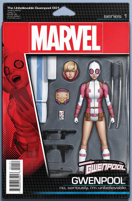 Gwenpool #1 (Christopher Action Figure Cover)