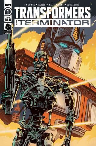 The Transformers vs. The Terminator #1 (25 Copy Cover)
