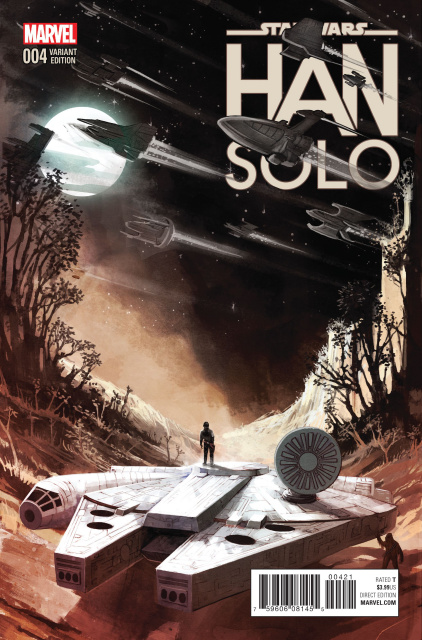 Star Wars: Han Solo #4 (Millennium Falcon Cover)