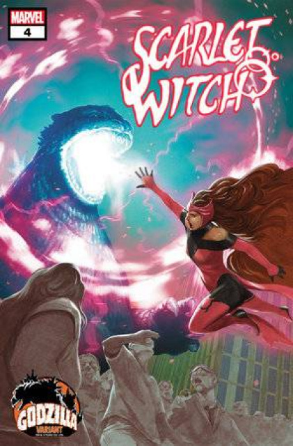 Scarlet Witch #4 (Mitsuhiro Arita Godzilla Cover)