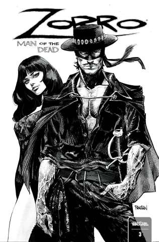 Zorro: Man of the Dead #3 (Panosian Backer Unlock Cover)