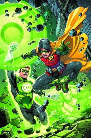 Robin: Son of Batman #4 (Green Lantern 75th Anniversary Cover)