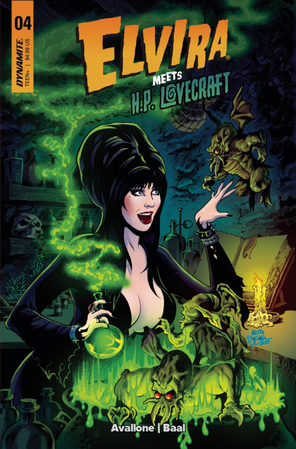 Elvira Meets H.P. Lovecraft #4 (Acosta Cover)