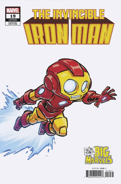 The Invincible Iron Man #19 (Skottie Young Big Marvels Cover)