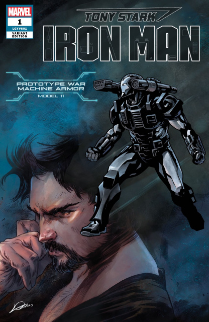 Tony Stark: Iron Man #1 (War Machine Stark Armor Cover)
