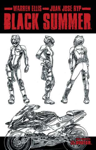 Black Summer #3 (Design Sketch Cover)