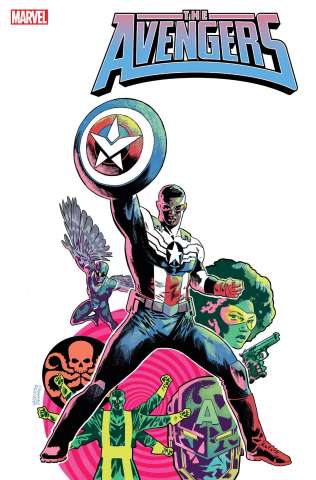 Avengers #22 (Walsh Captain America Sam Wilson Homage Cover)