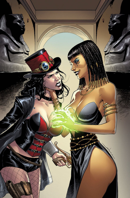 Grimm Fairy Tales: Van Helsing vs. The Mummy of Amun Ra #4 (Melo Cover)