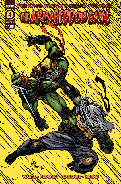 Teenage Mutant Ninja Turtles: The Armageddon Game #4 (Eastman Cover)
