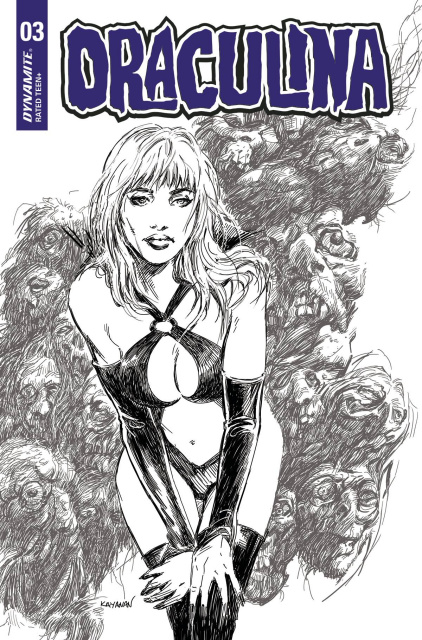 Draculina #3 (20 Copy March B&W Cover)