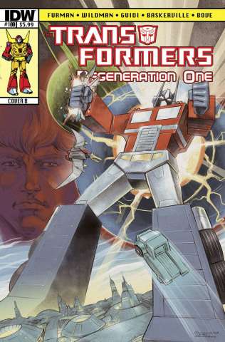 The Transformers: Regeneration One #100 (Subscription Cover)