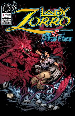 Lady Zorro vs. The Swamp Witch (Martinez Cover)