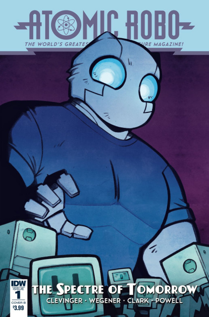 Atomic Robo: The Spectre of Tomorrow #1 (Wiedle Cover)