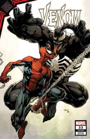 Venom #33 (Finch Venom vs. Spider-Man Cover)