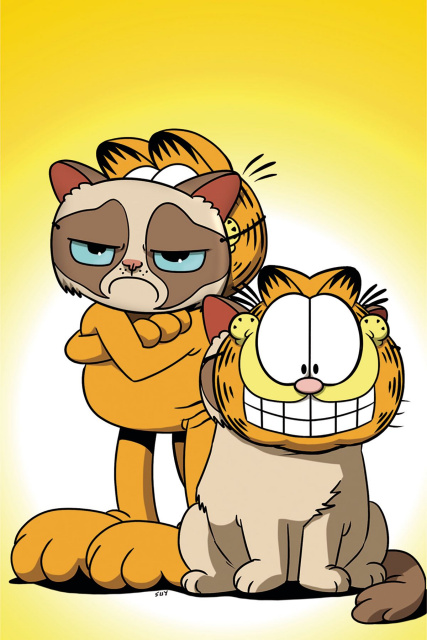 Grumpy Cat / Garfield #3 (20 Copy Uy Virgin Cover)
