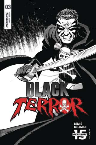 Black Terror #3 (30 Copy Marron B&W Cover)