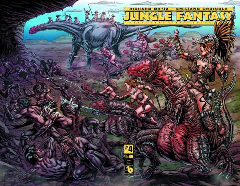 Jungle Fantasy: Ivory #4 (Wrap Cover)