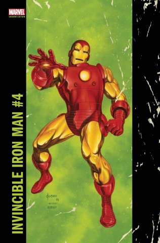 Invincible Iron Man #4 (Jusko Corner Box Cover)