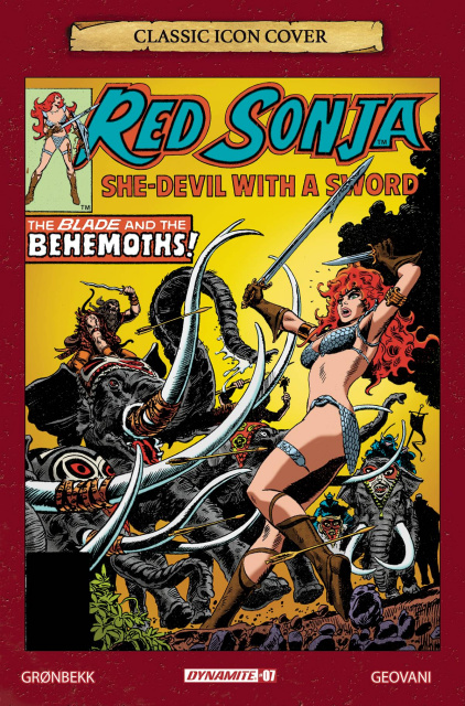 Red Sonja #7 (10 Copy Thorne Icon Cover)