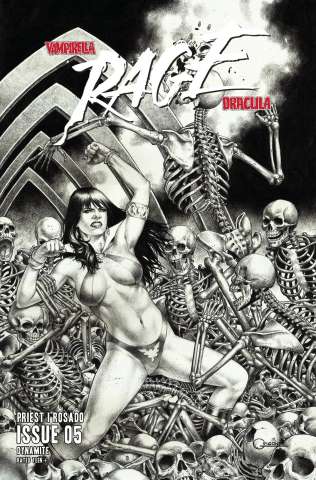 Vampirella / Dracula: Rage #5 (10 Copy Vigonte Line Art Cover)
