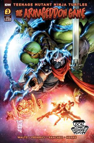 Teenage Mutant Ninja Turtles: The Armageddon Game #3 (LCSD 2022 Cover)